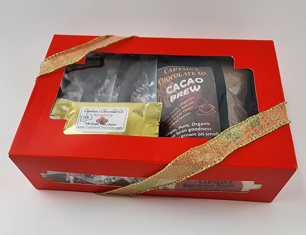 Cacao Brew and Chocolate Spoon Gift Set